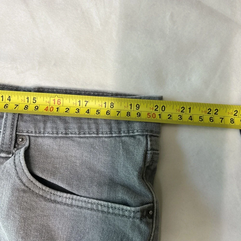Levi's 541 Athletic Taper Jeans Men's 42x30 Gray Stretch Denim Casual Pants